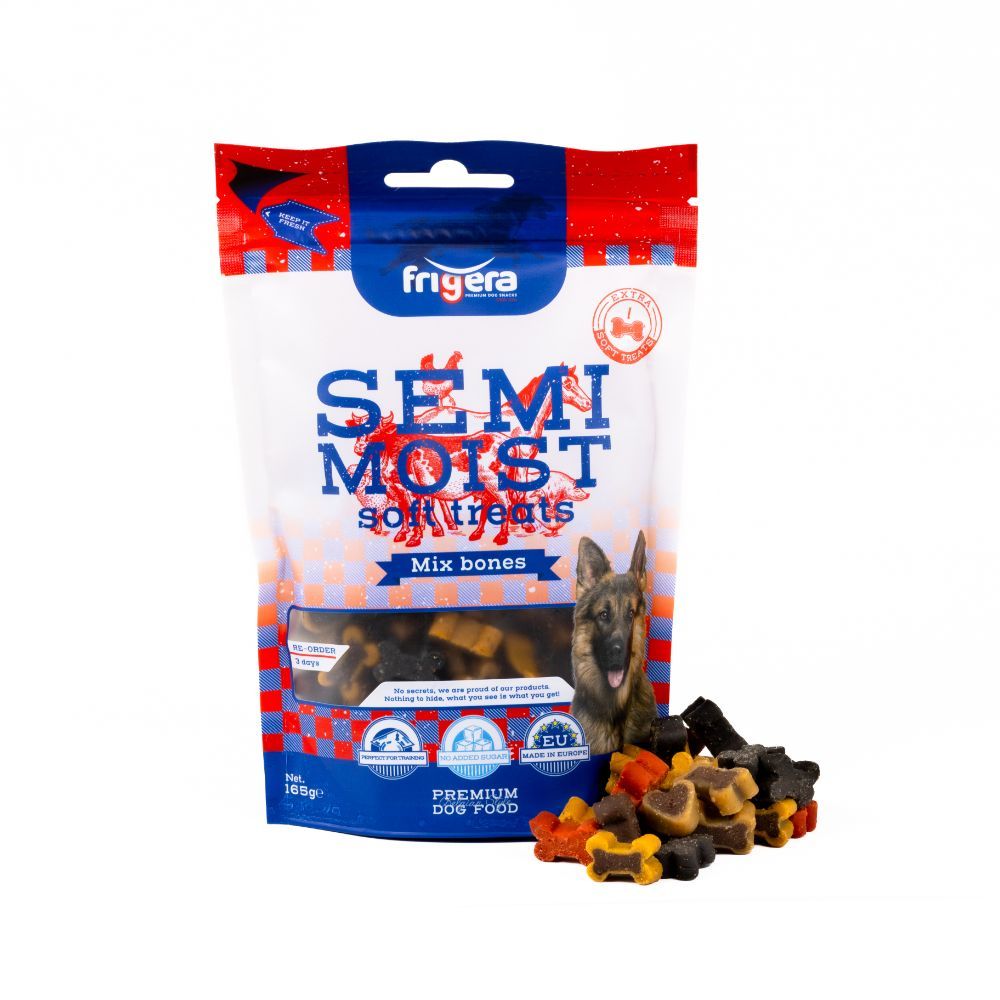 Frigera Semi-Moist Soft Mix Bones 165 g